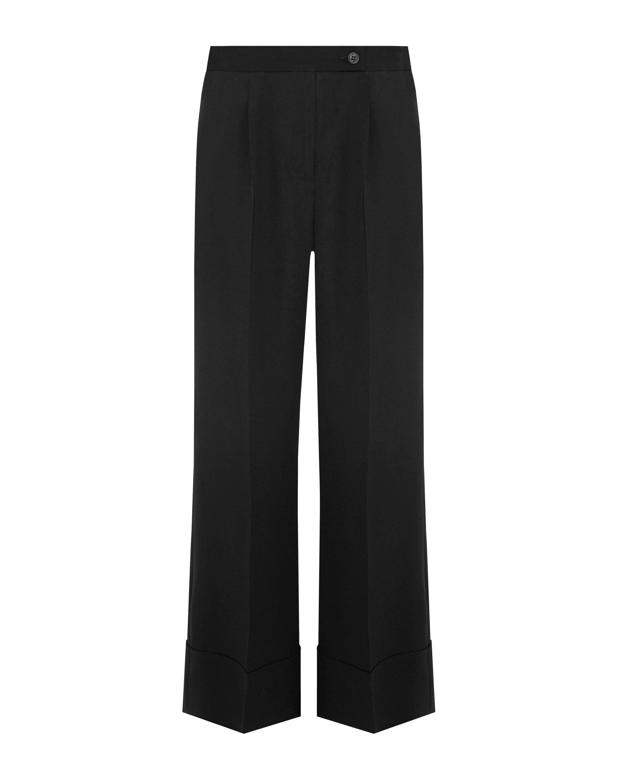 PALAZZO PANTS WITH RUFFLE