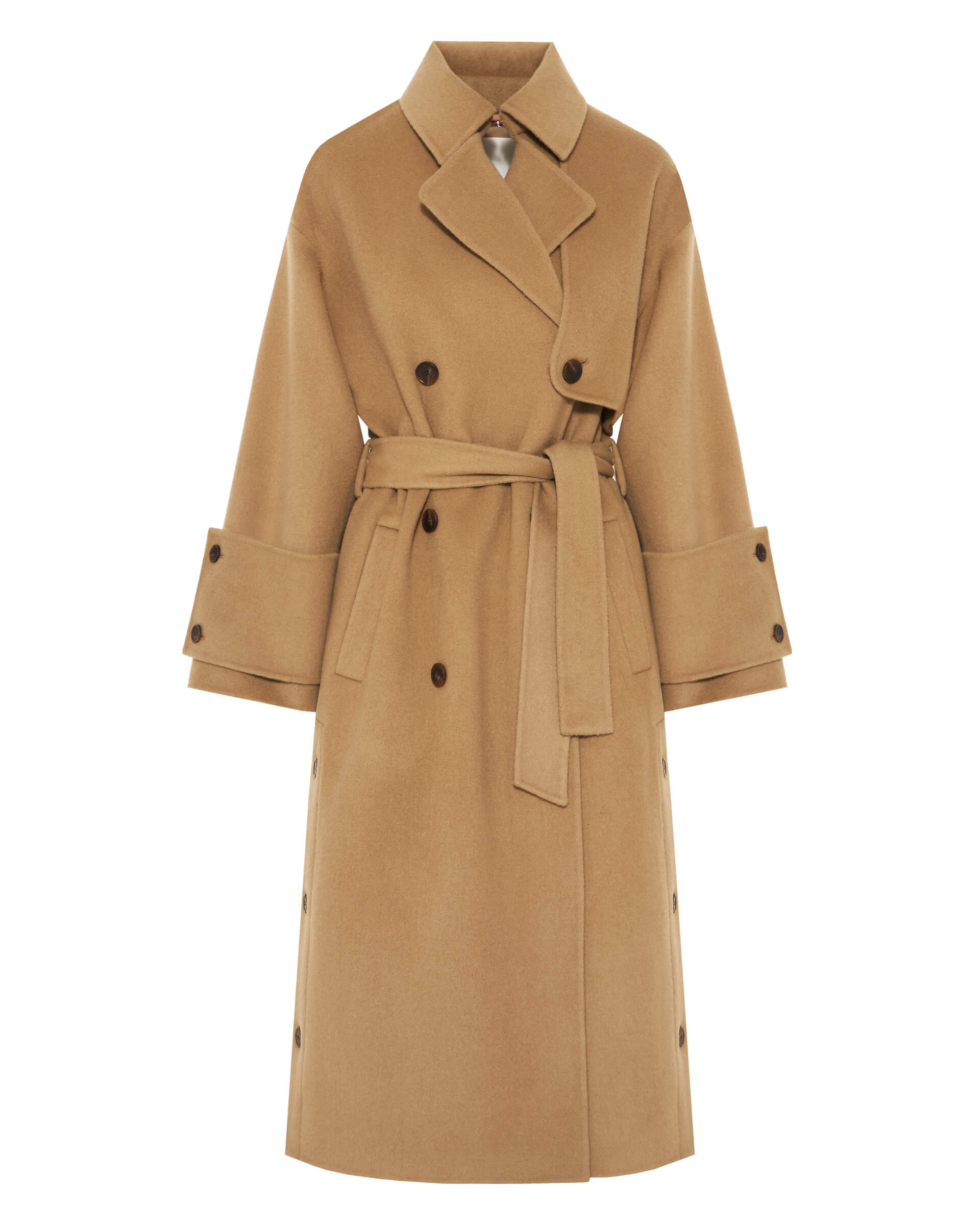 Trench Coat In Double Fabric And Quilt