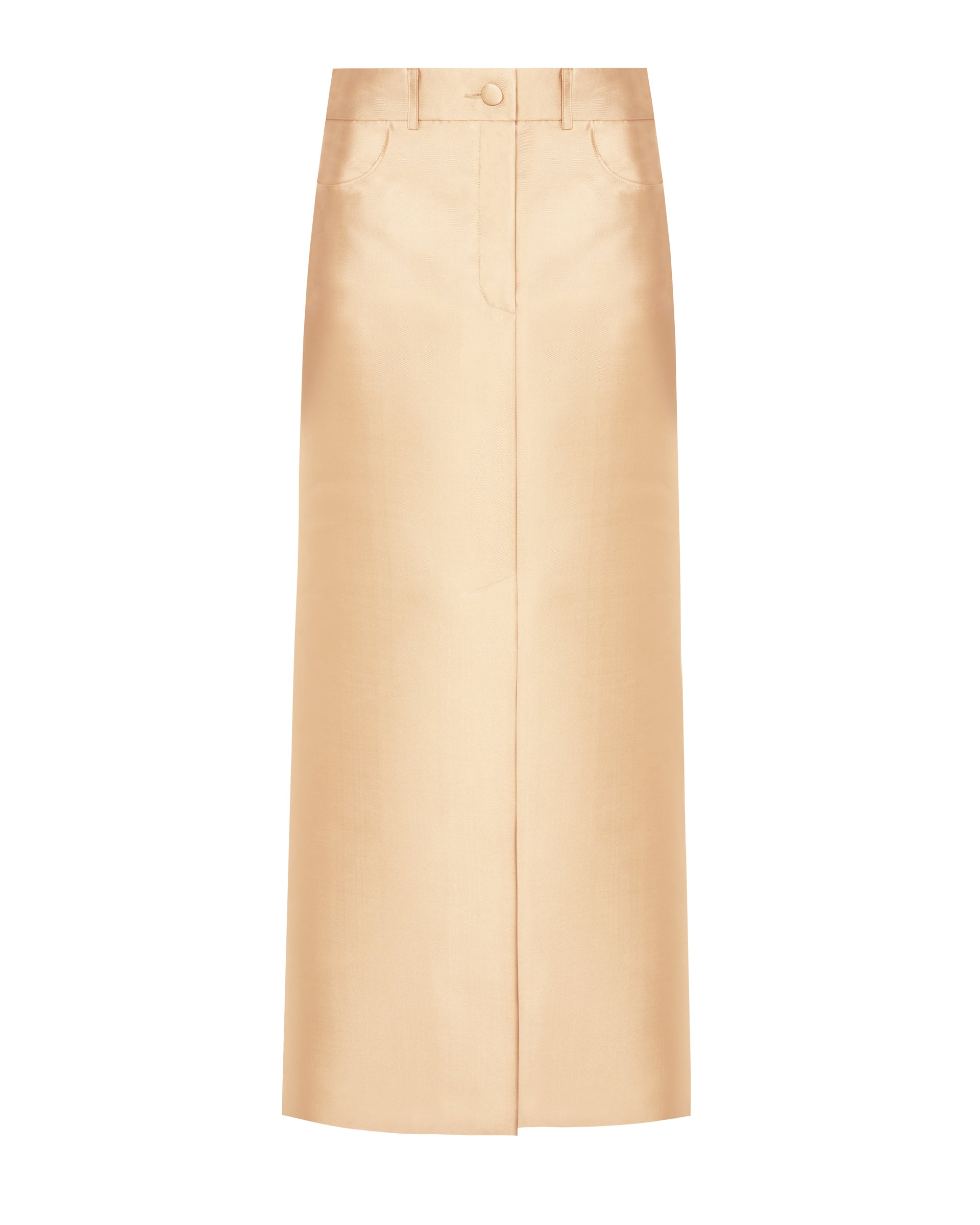 Long Pencil Skirt Of Duchesse