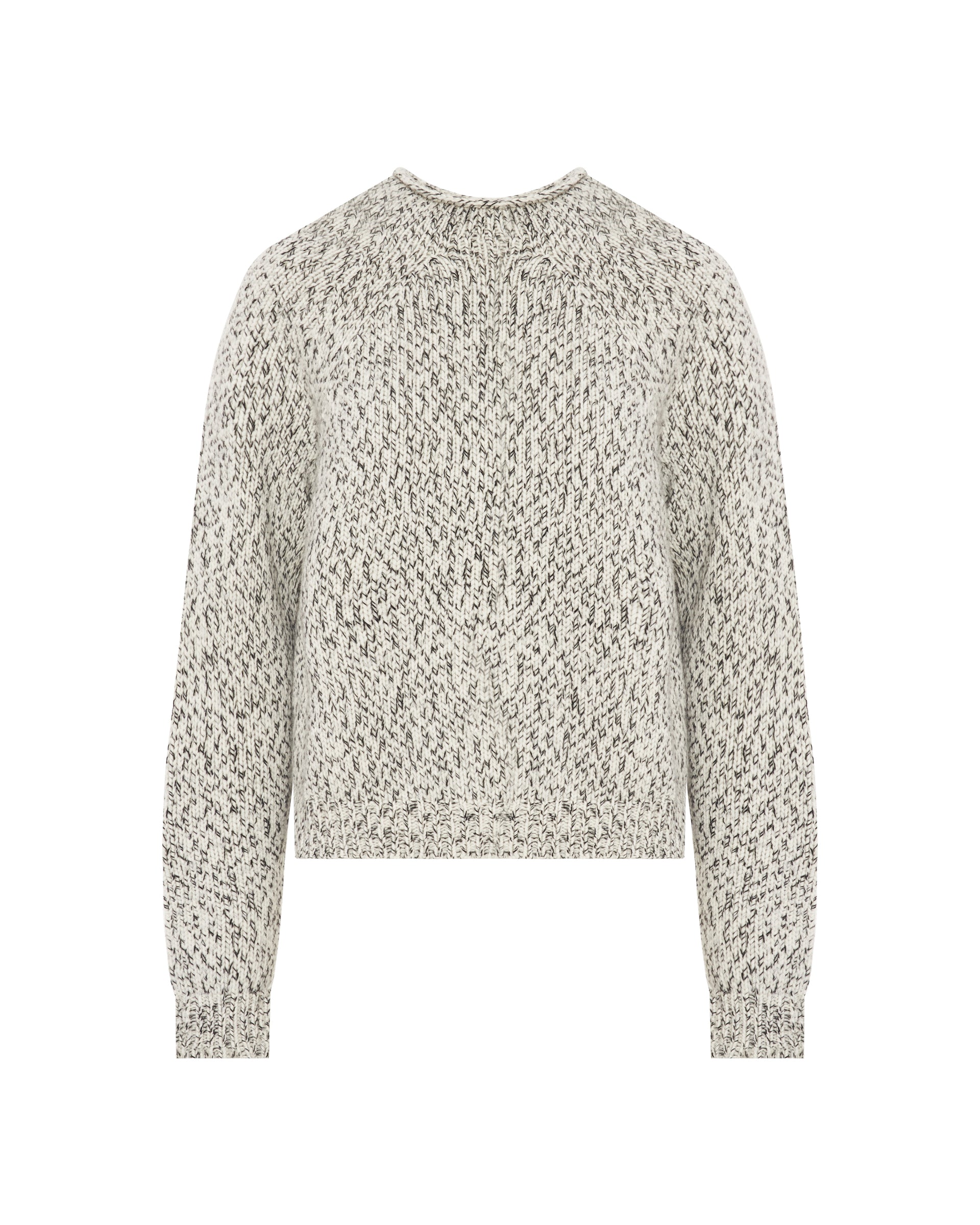 Jumper With Salt And Pepper Yarn