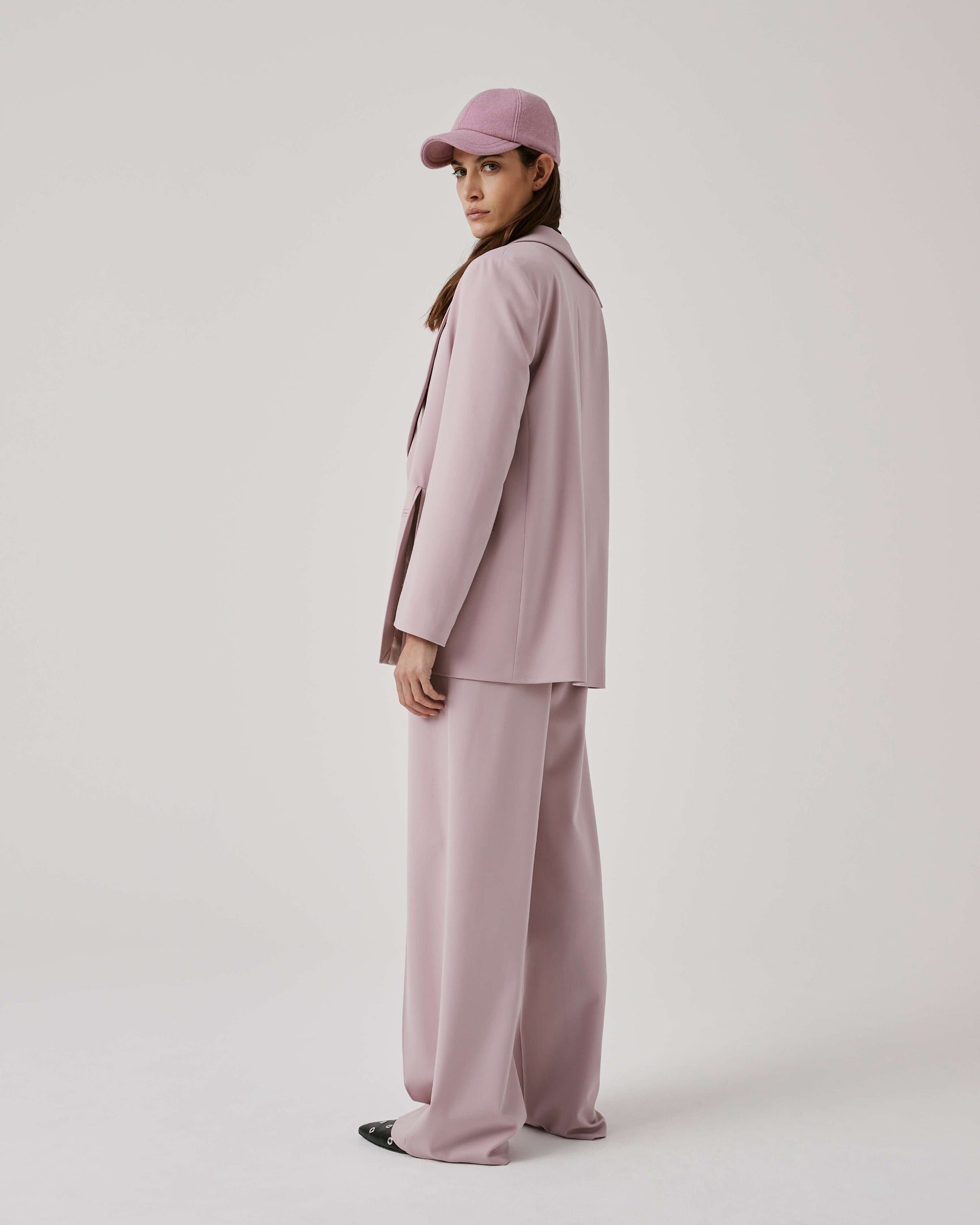 Palazzo Trousers With Elastic Waistband