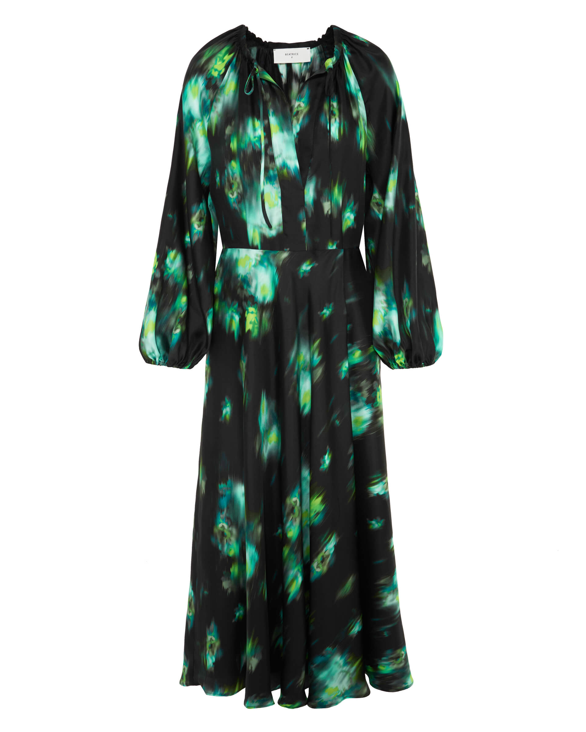 Dress With Chine Print