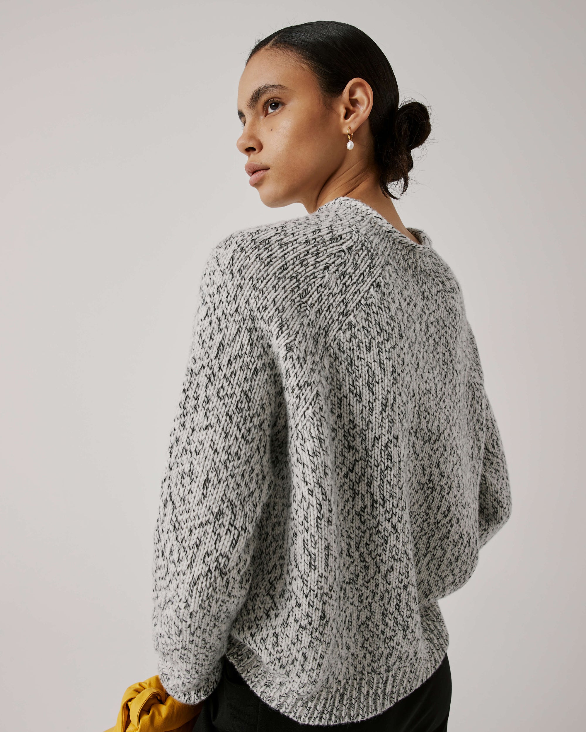 Beatrice .b Jumper With Salt And Pepper Yarn 24FA8653PAULA_120