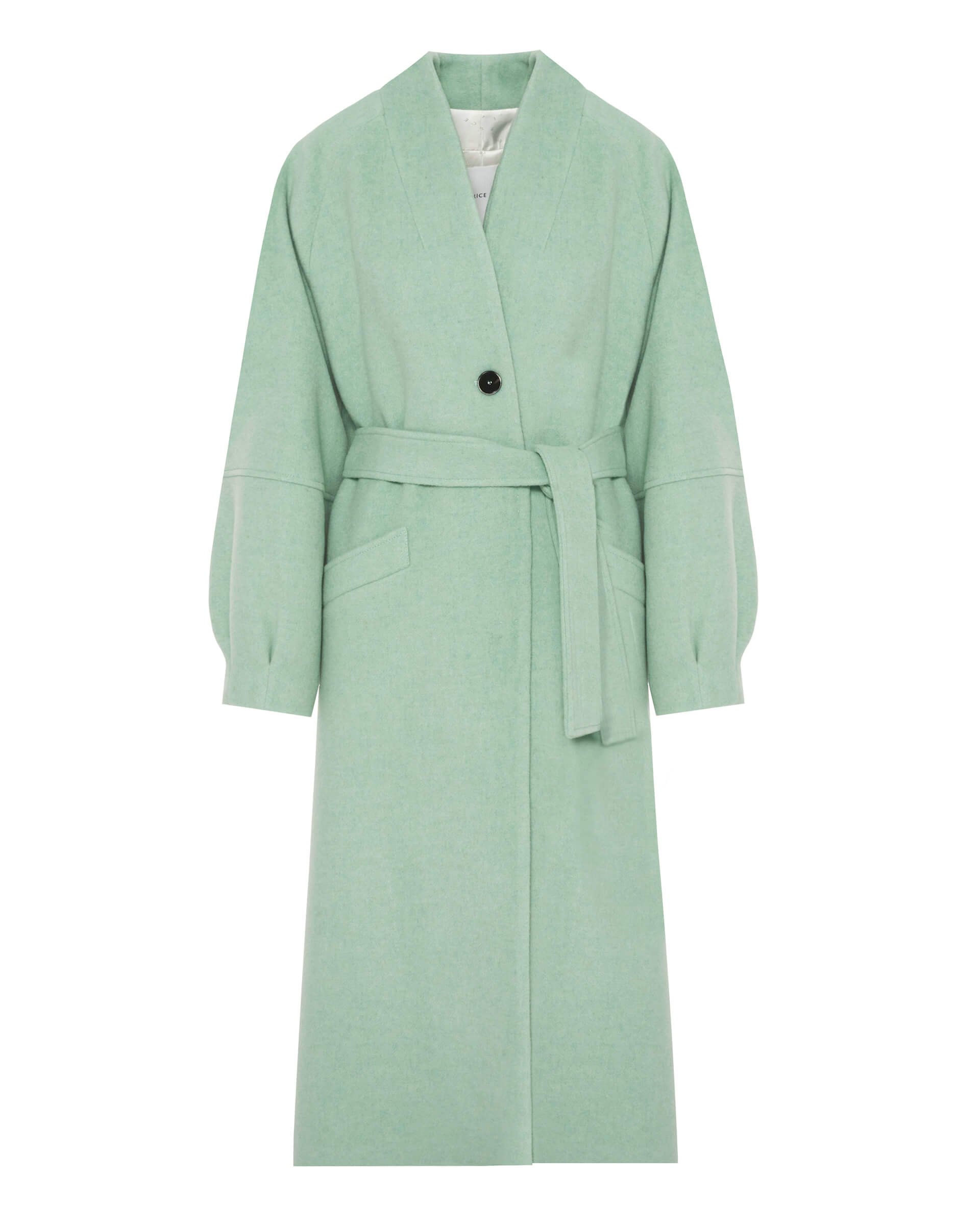 Wool Coat with Belt