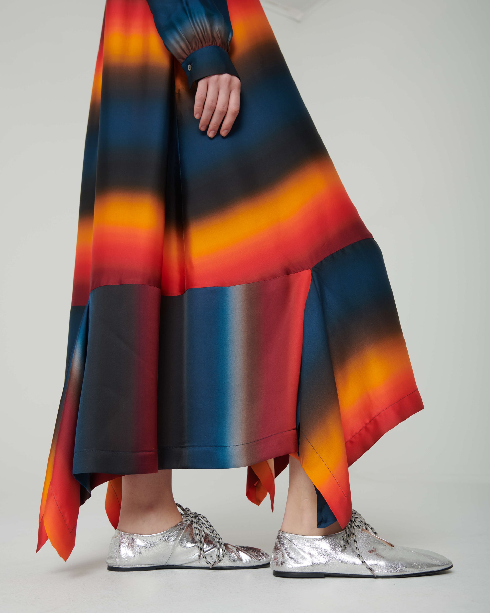 PRINTED VISCOSE DRESS