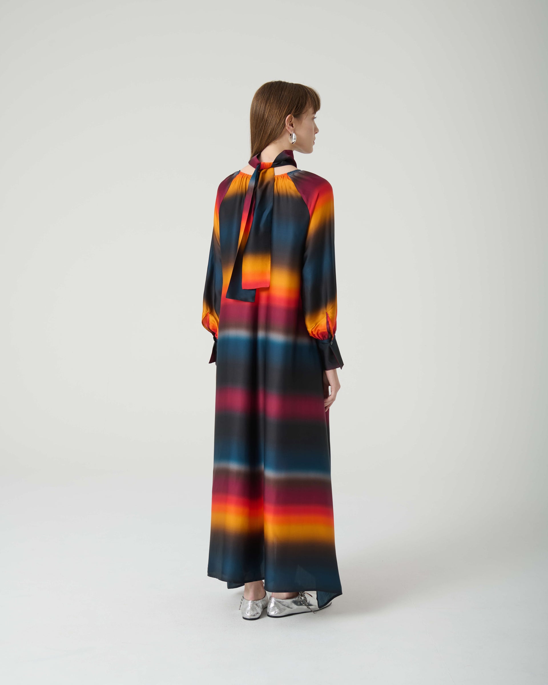 PRINTED VISCOSE DRESS