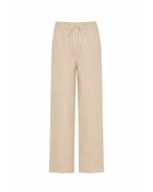 PANTALONI PALAZZO IN LINO