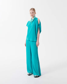 Palazzo Trousers with Side Insert