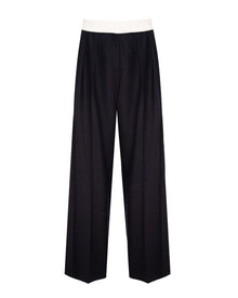 PANTALONI CON DOPPIE PIEGHE