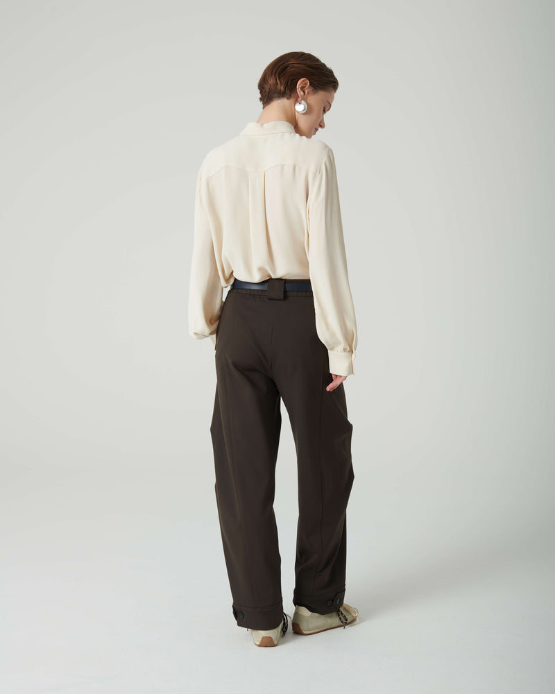 BALOON PANTS IN MILANO STITCH