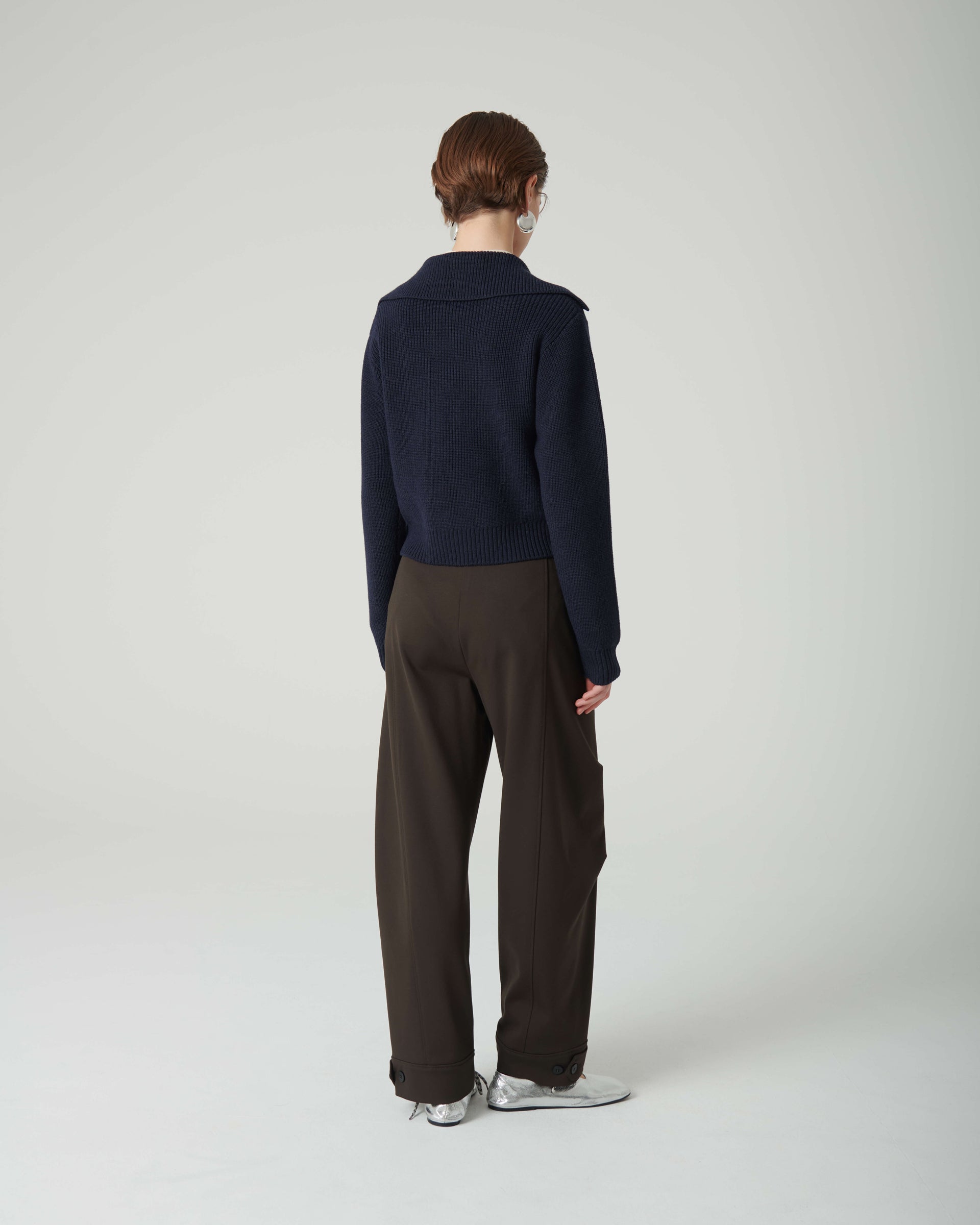 BALOON PANTS IN MILANO STITCH