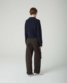 BALOON PANTS IN MILANO STITCH