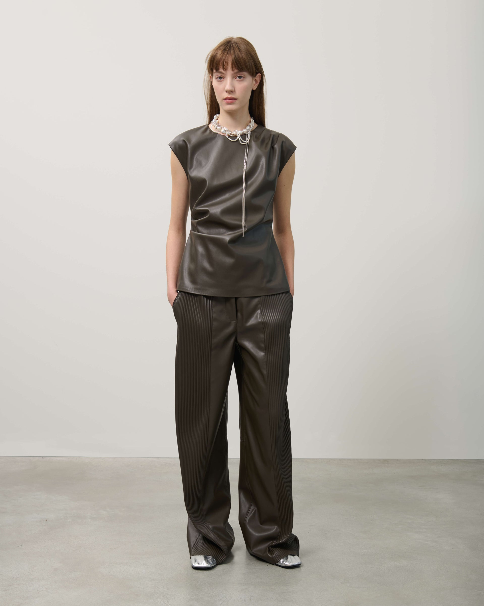 ECO-LEATHER PANTS