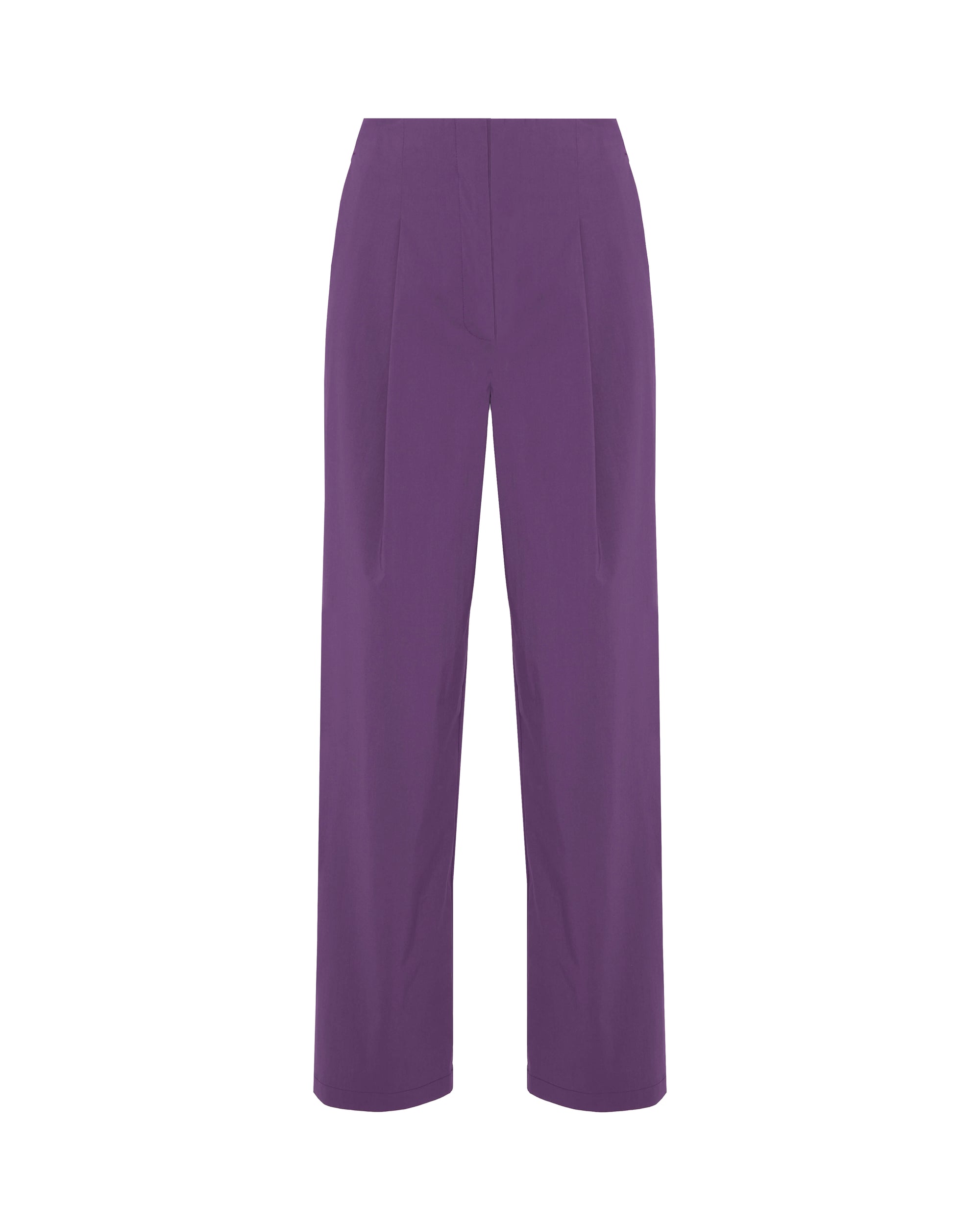 PLEATED ANKLE-LENGTH PANTS