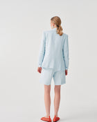 PLEATED BERMUDA SHORTS