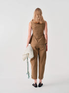 CROPPED BARREL TROUSERS