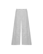 WIDE-LEG TROUSERS WITH EMBROIDERY