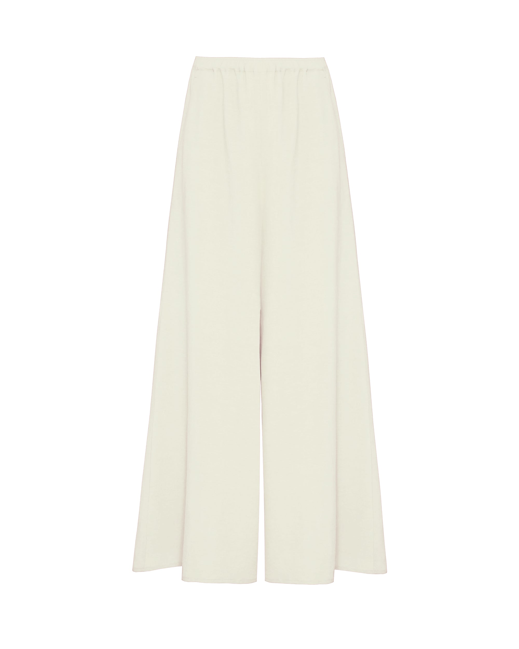 WIDE-LEG TROUSERS WITH ELASTIC WAIST AND FLUID FIT
