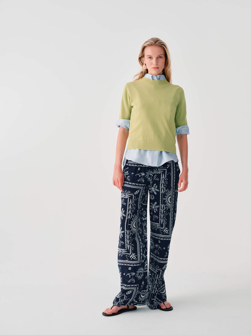 PALAZZO TROUSERS WITH PRINT