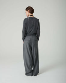 TROUSERS WITH DOUBLE PLEATS