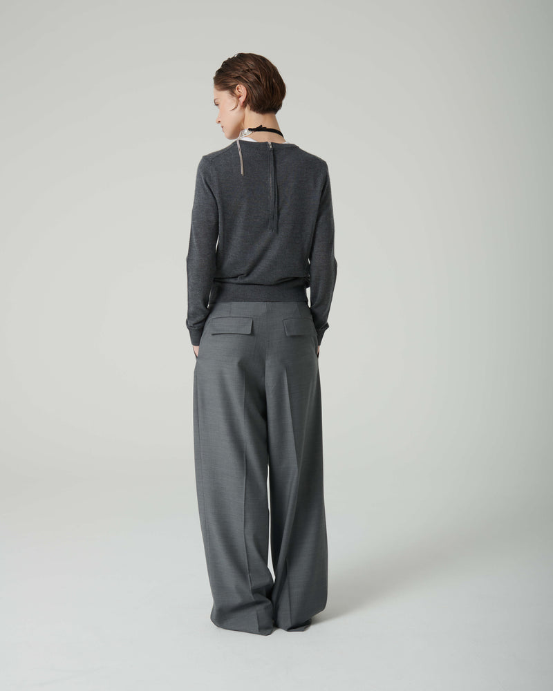 TROUSERS WITH DOUBLE PLEATS