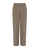 straight slim fit trousers