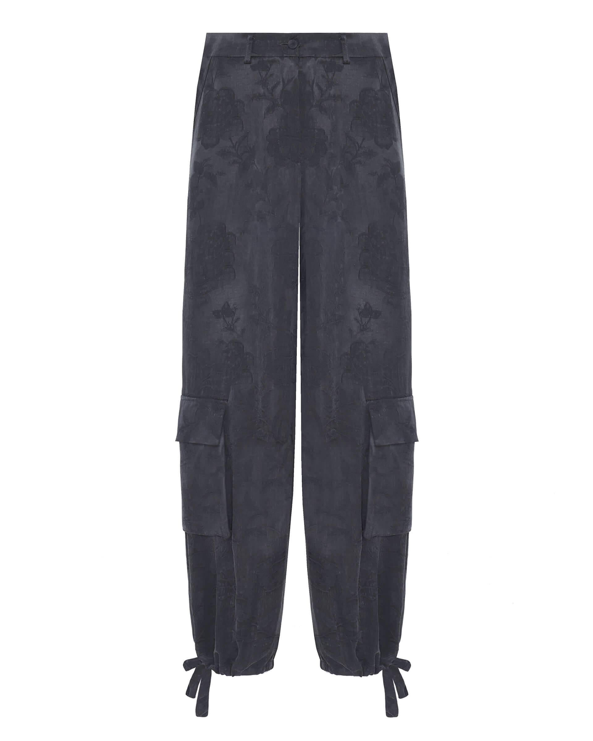 cargo jacquard cupro trousers