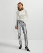 beatrice b silver laminated jeans+23FA1848LAM_100