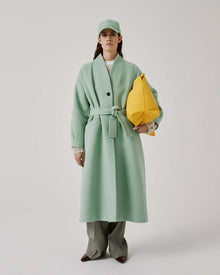 Wool Coat with Belt