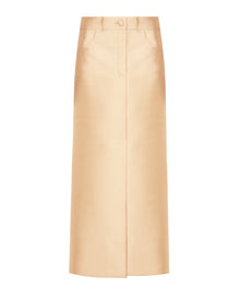 Long Pencil Skirt Of Duchesse