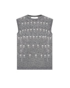 Hand-Decorated Knit Waistcoat