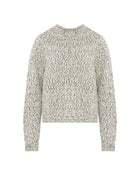 Jumper With Salt And Pepper Yarn
