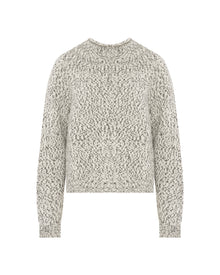 Jumper With Salt And Pepper Yarn