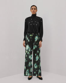 Palazzo Trousers With Floral ChinÃ¢â€Å“Ã‚Â® Print