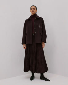 Beatrice .b Short Coat With Pocket With Metal Eyelets 24FA2604VELOUR_395
