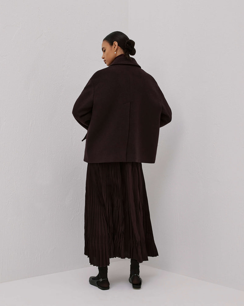 Beatrice .b Short Coat With Pocket With Metal Eyelets 24FA2604VELOUR_395