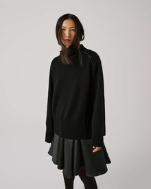 Beatrice .b Turtleneck Jumper With Side Zip 24FA8589WOOL_99