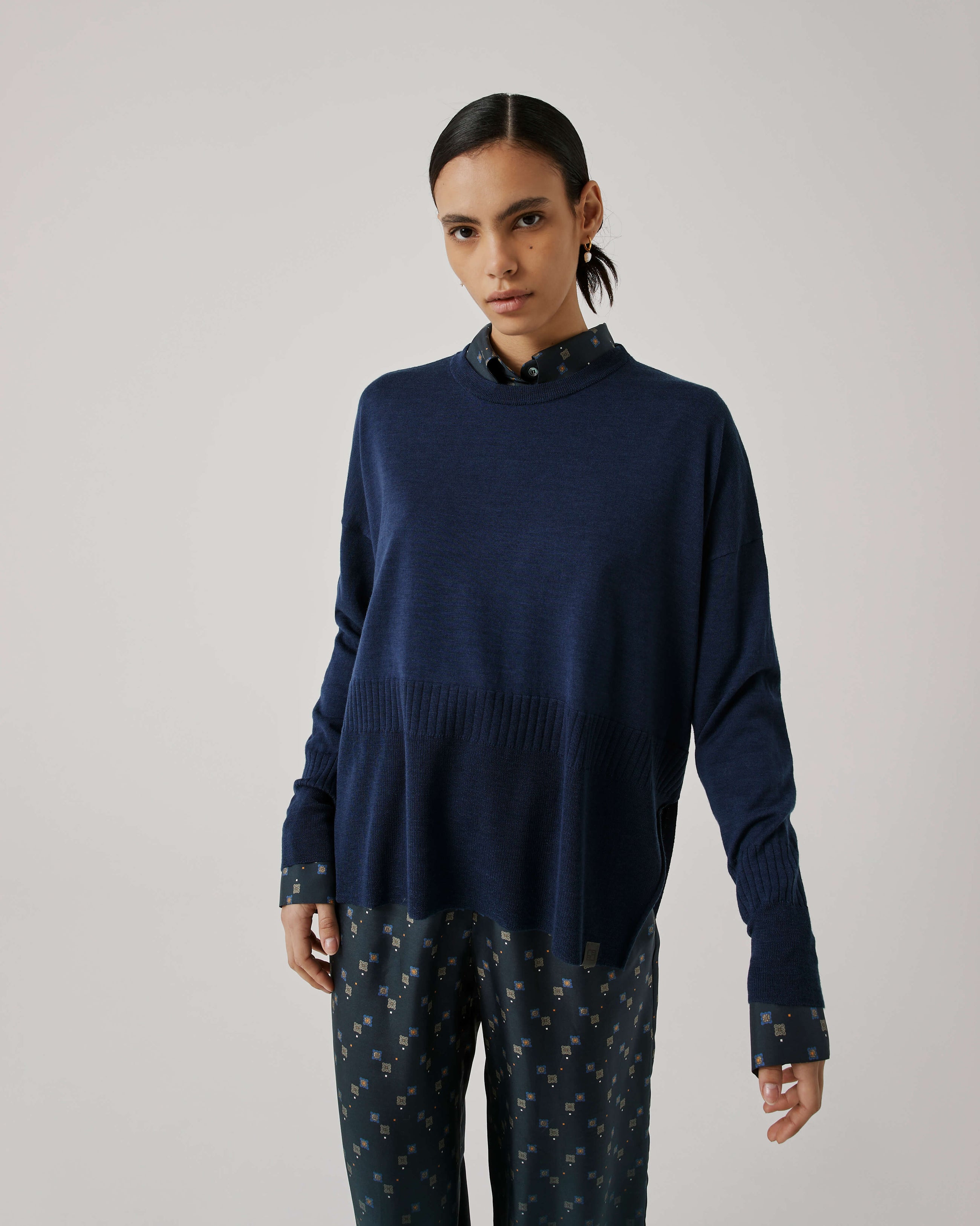 Beatrice .b Boxy Jumper With Play Of Ribs 24FA8611ZORA_590