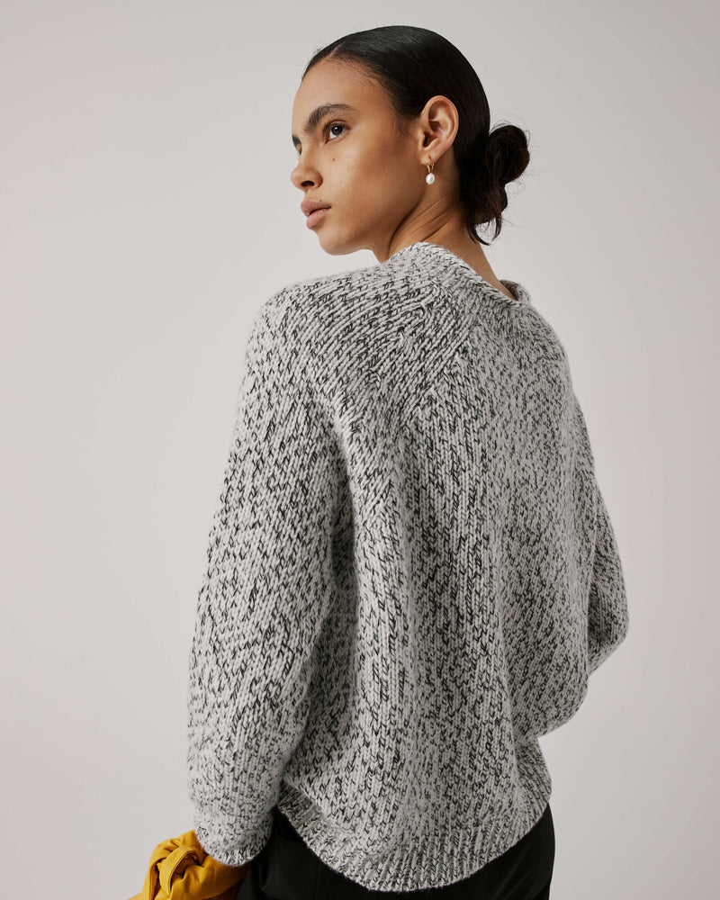 Beatrice .b Jumper With Salt And Pepper Yarn 24FA8653PAULA_120