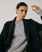 Jumper With Salt And Pepper Yarn
