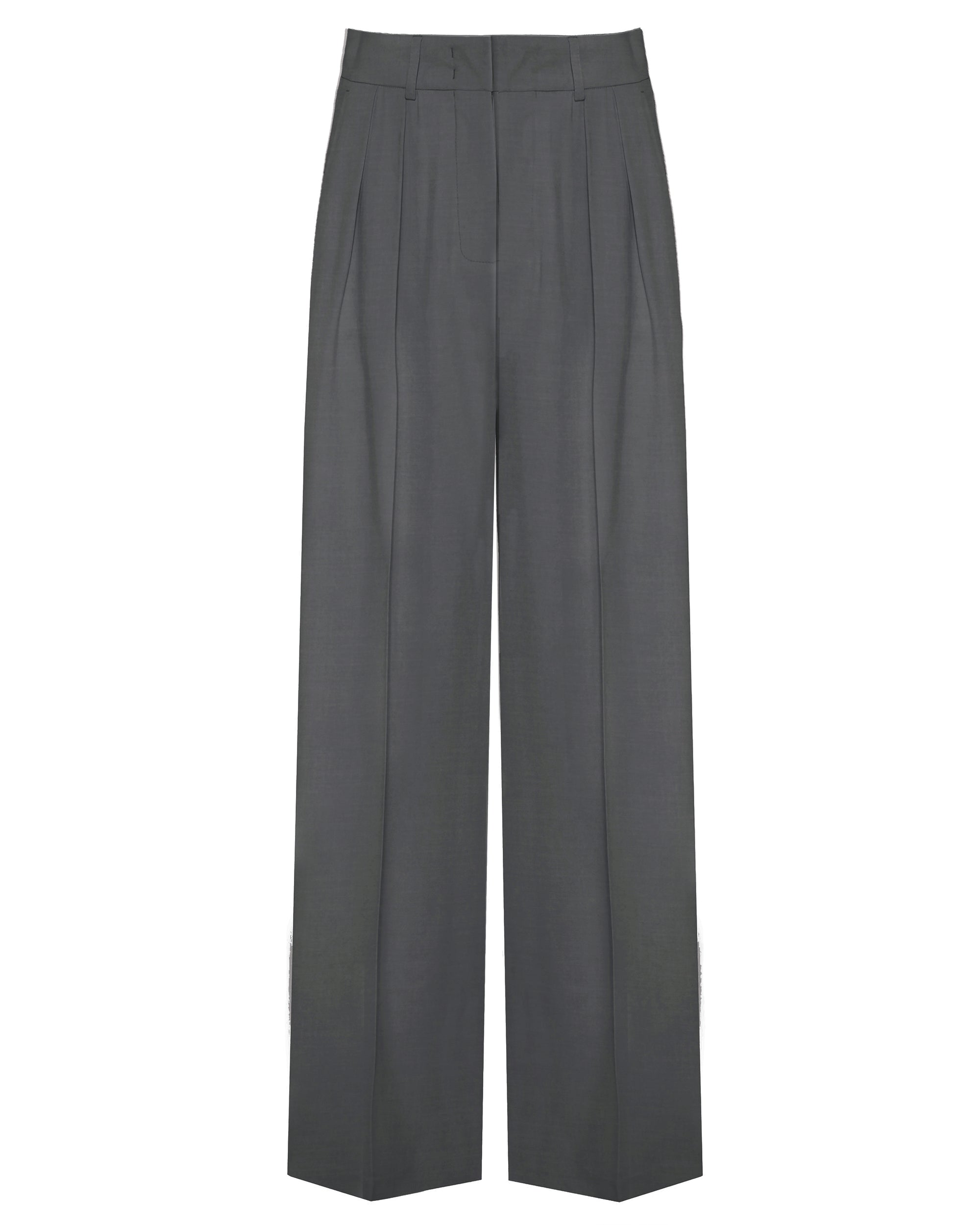 TROUSERS WITH DOUBLE PLEATS
