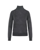 TURTLENECK SWEATER IN WOOL, SILK AND CASHMERE