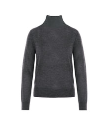 TURTLENECK SWEATER IN WOOL, SILK AND CASHMERE