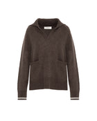 CASHMERE BLEND KNIT POLO SHIRT