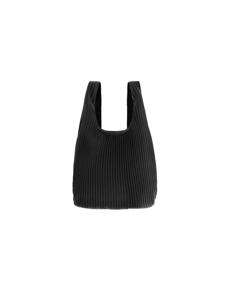 MICRO BAG IN PLEATED ECO-LEATHER