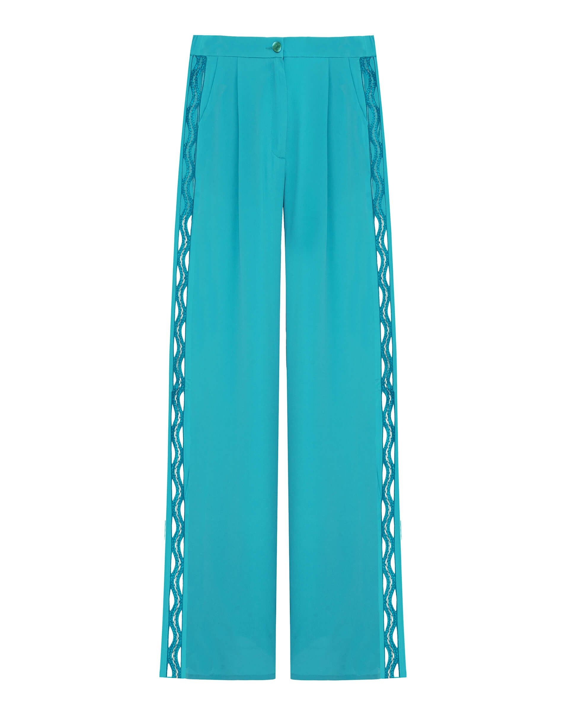 Palazzo Trousers with Side Insert