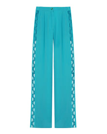 Palazzo Trousers with Side Insert