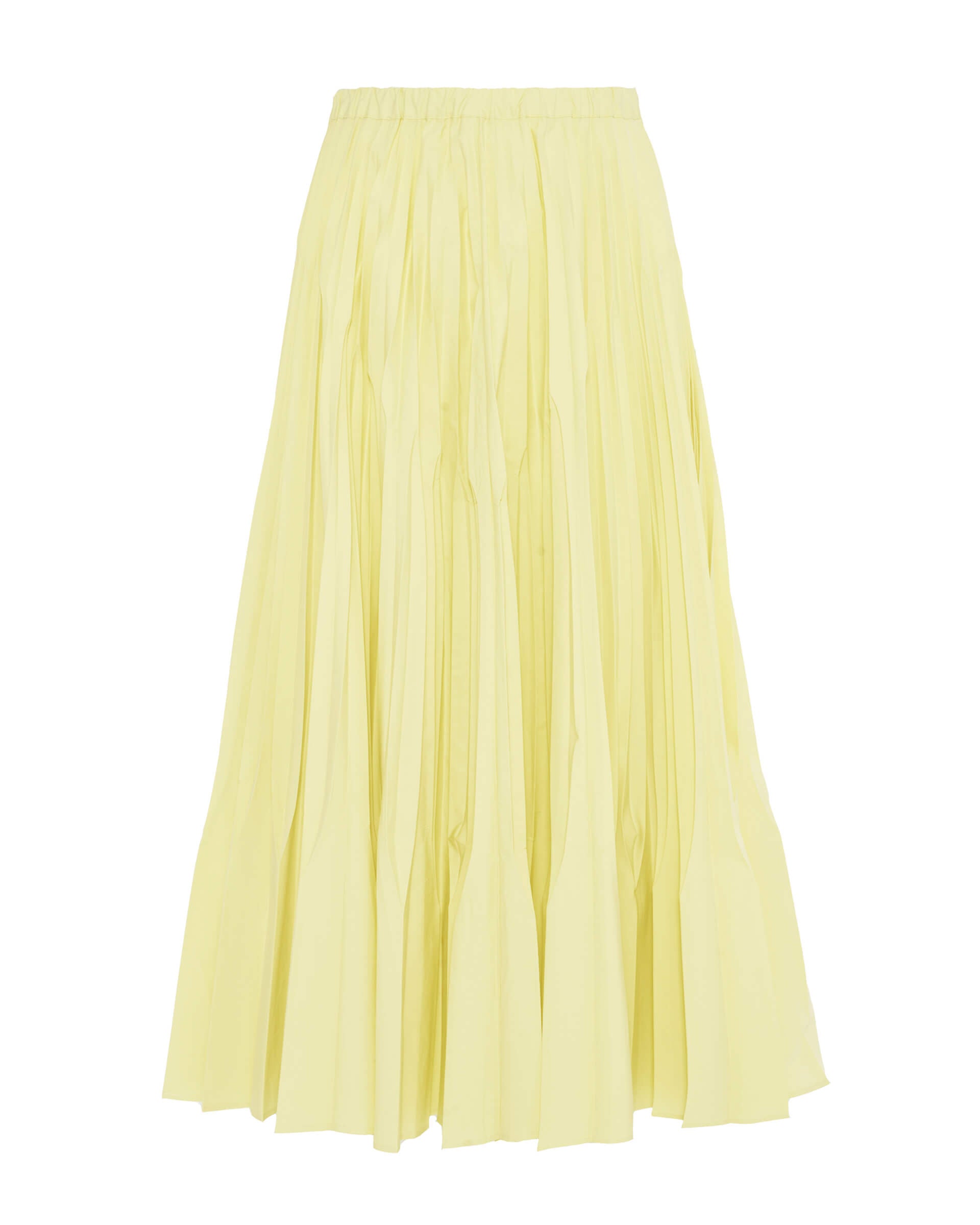 イタリアブランドBEATRICE .bホワイト フレアスカート Beatrice .b - Midi Skirt with Curved Pleats