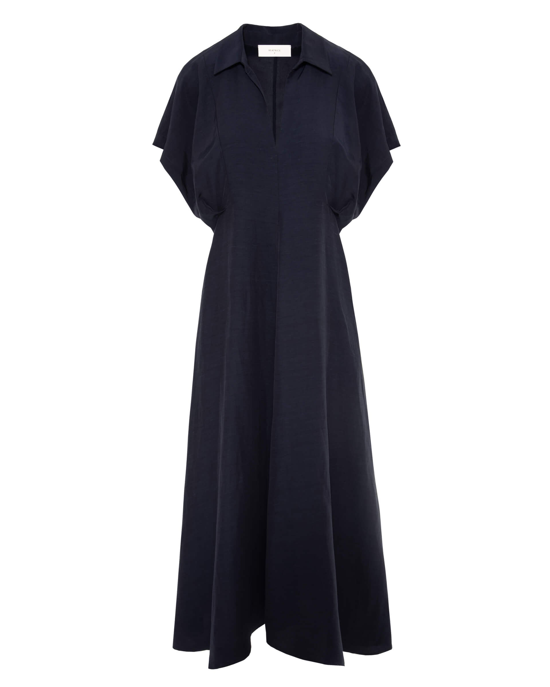 Beatrice .b - Flared Midi Dress in Fluid Linen