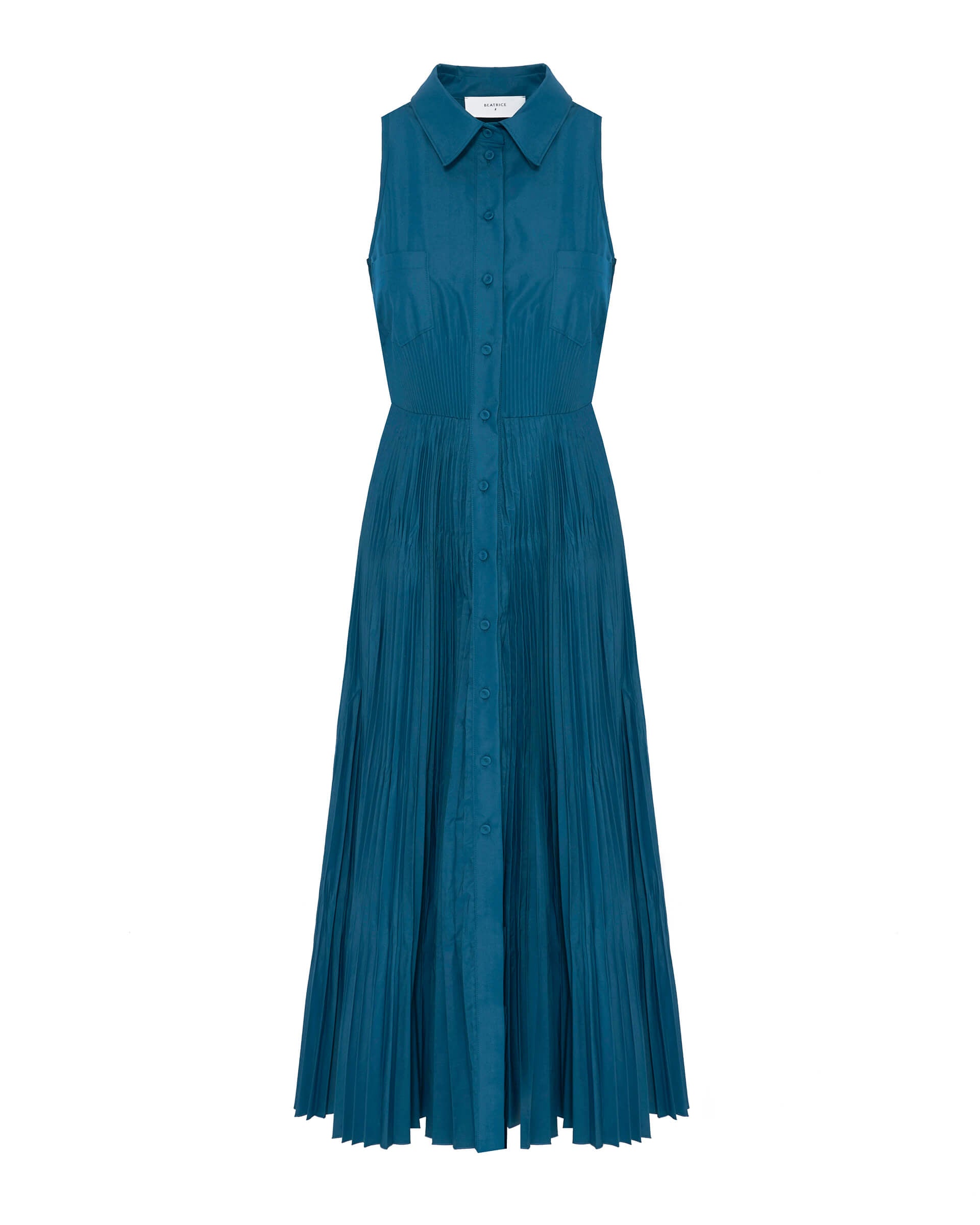beatrice pleated midi dress Beatrice.b Bungee Pleated Midi Dress